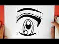 HOW TO DRAW AN ANIME EYE