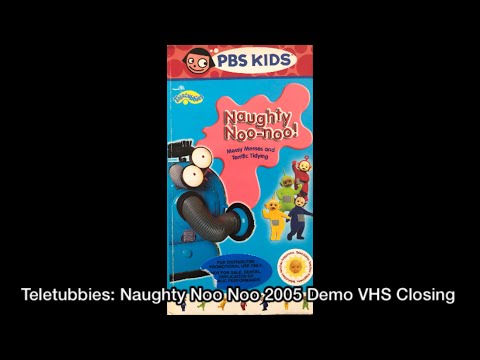 Closing to Teletubbies: Naughty Noo Noo EXTREMELY RARE 2005 Demo VHS