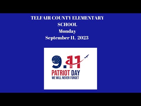 Telfair County Elementary School Patriot Day Program 2023