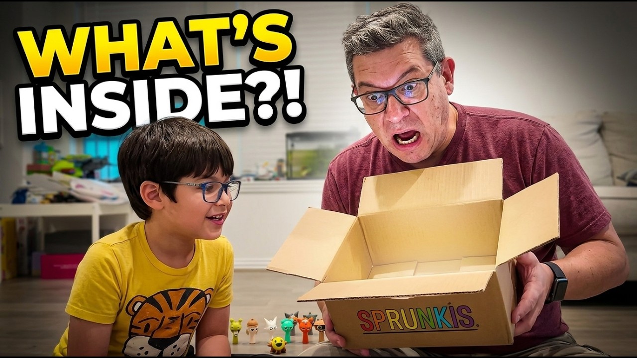 What’s Inside the Sprunkis Box?! | Chipi and Daddy Open Toys Together ...