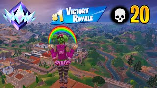 High Elimination Solo Ranked Win Gameplay (Fortnite Chapter 5 Season 2) screenshot 5