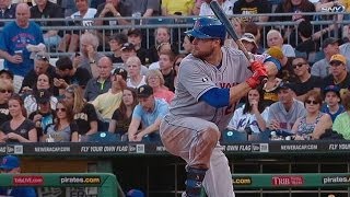NYM@PIT: Duda plates a pair with a single to right