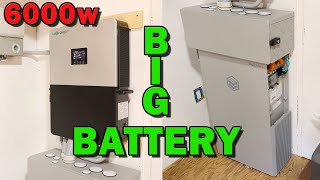 Full Off Grid install 6kw Inverter and 15kw Battery - Big Battery Rhino 2