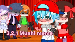 3,2,1 Muah! meme| BF x GF | FnF | Short video| Via_Chan24