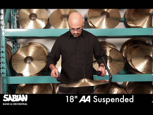 SABIAN AA Suspended Cymbal 18 in. - YouTube