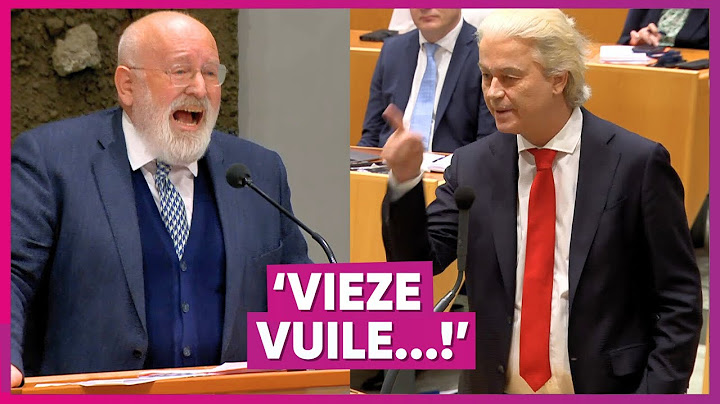 Ergste ruzie ooit tussen Wilders en Timmermans