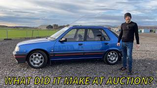 PEUGEOT 309 GTI DE 1991: ANÁLISIS Y SUBASTA
