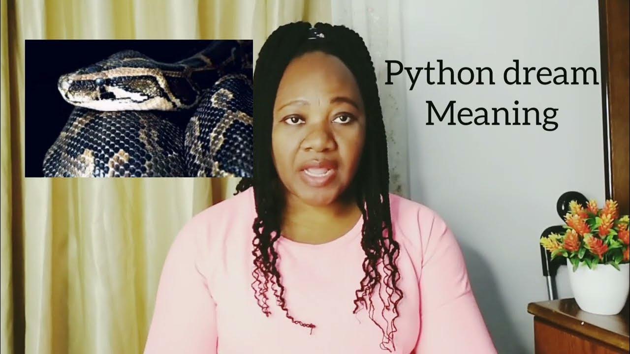 spiritual meaning of dreaming about python - YouTube