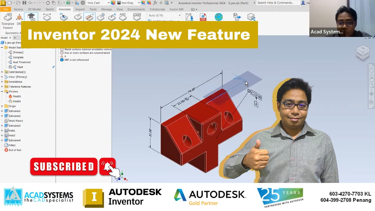 Inventor 2024 New Feature YouTube