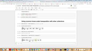 Using common tones under transposition with other