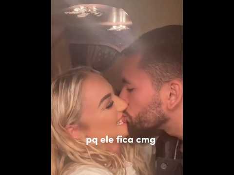 Alisha Lehmann and Douglas luiz kiss #astonvilla #alishalehmann #brazil
