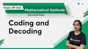Coding and Decoding | Mathematical Aptitude | Target JRF 2022 | Simranjit Kaur | NTA UGC NET