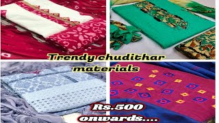 Chudithar Collectionchudithar Materialstrendy Chudithar Colletionlatest Dress Material Collection