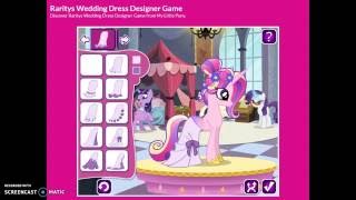 princess cadance wedding dress up game My Little Pony Wedding Games
