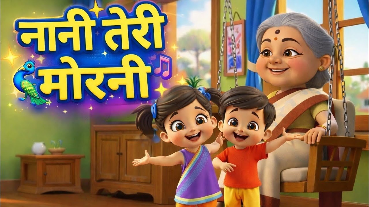 Nani Teri Morni | नानी तेरी मोरनी | Nani Teri Morni Ko Mor Le Gaye | Hindi Rhymes For Kids