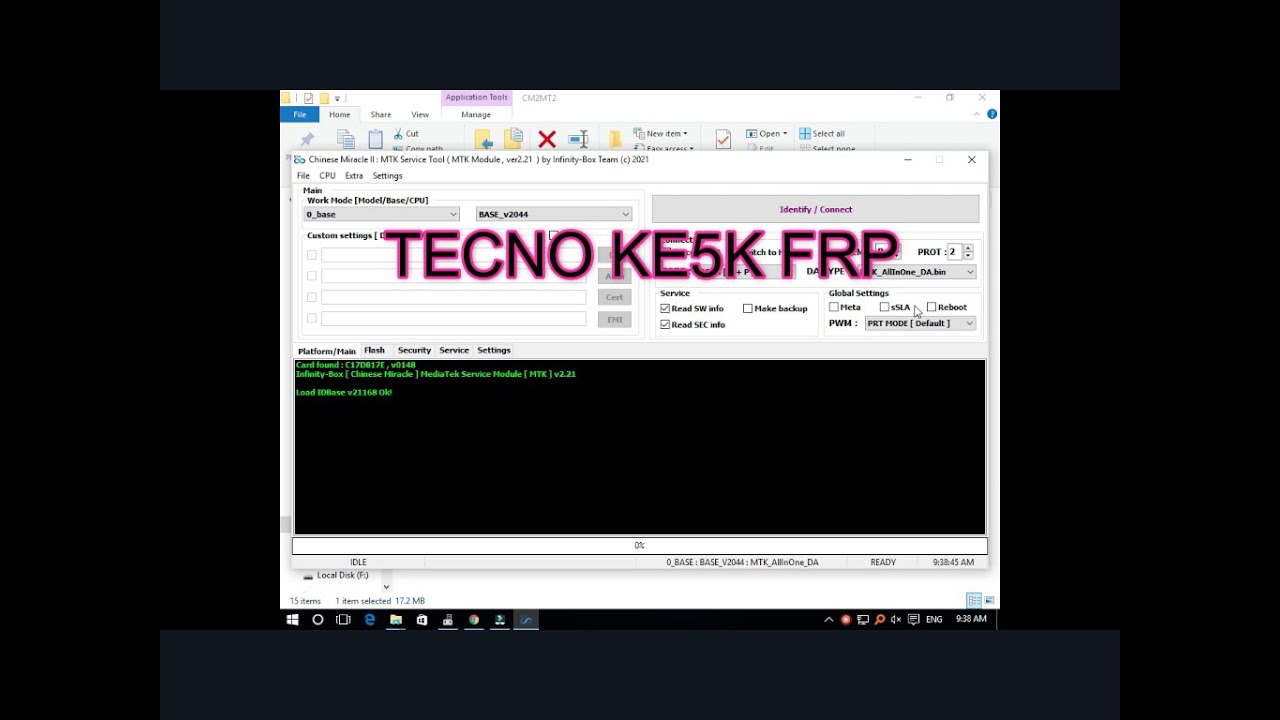 Ke5k Tecno spark 6 go Ke5k frp by cm2 - YouTube