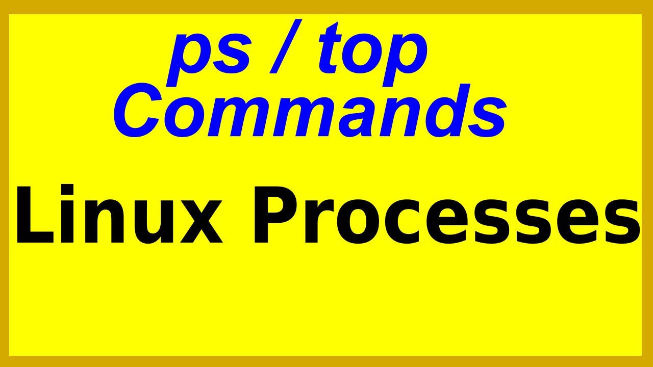 How To Use Top and PS Commands to Review Processes in Linux. - YouTube