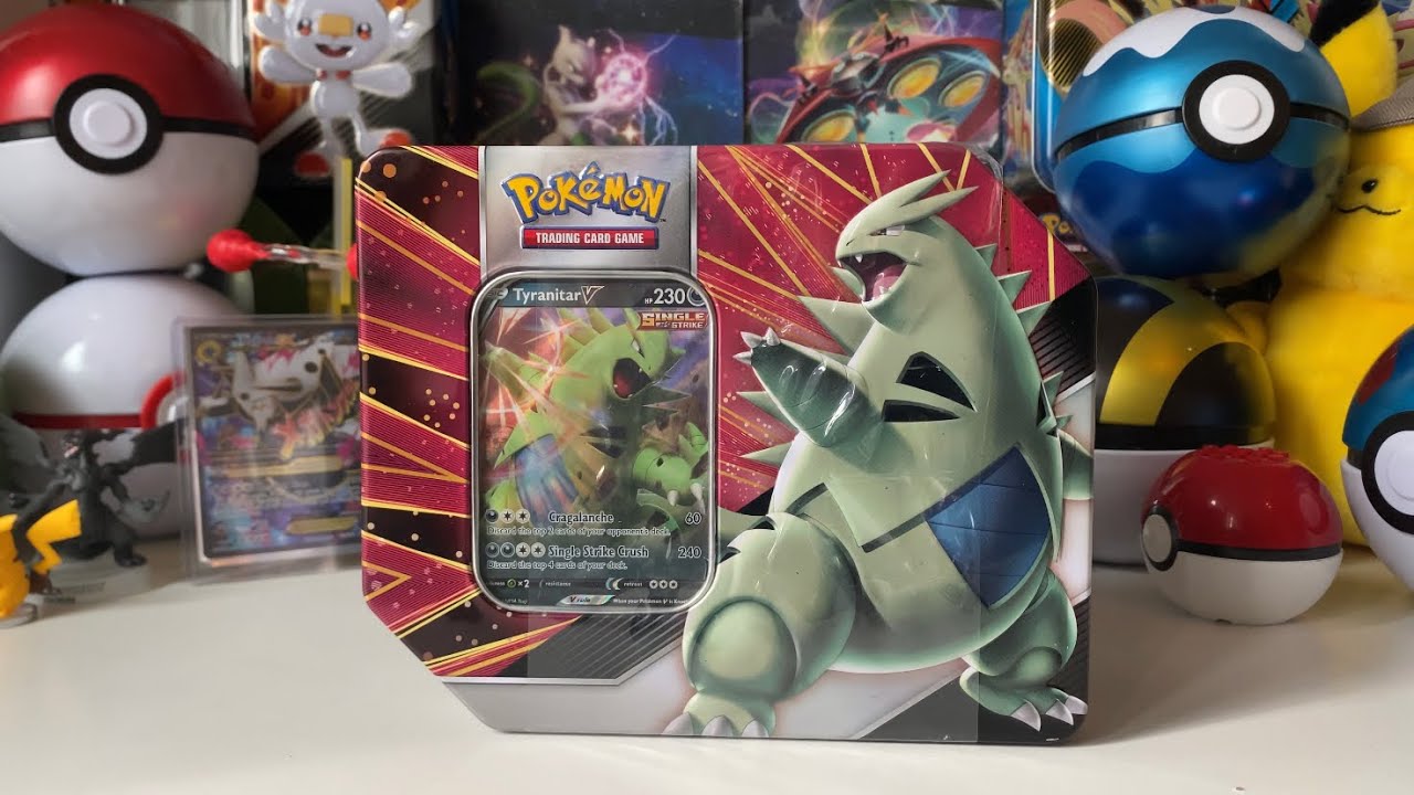 Pokémon Tyranitar V Tin Opening