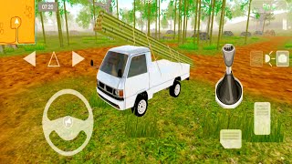 Mobil Pickup Bawa Bambu Hasil Kebun - Simulator Mobil 3d 2025 - Game Mobil Pickup screenshot 5