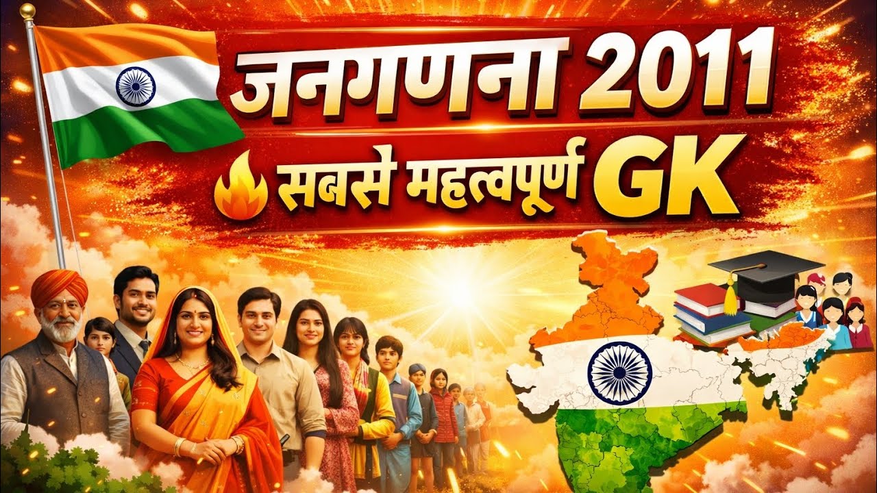 TOP 100+: जनगणना (Census 2011) 100% पूछे जाने वाले प्रश्न || SSC GD, RAILWAY, NTPC, ARMY,UPSC etc