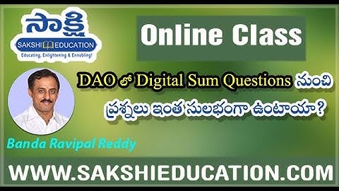 #doa Digital Sum Questions