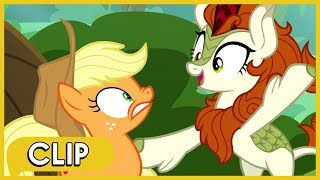 Applejack Meets Autumn Blaze - MLP: Friendship Is Magic [Season 8]
