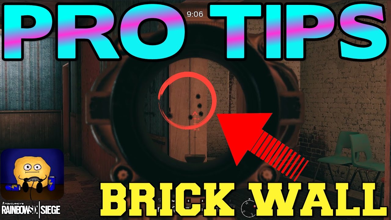 gaming logo SHOOT THROUGH BRICK (PRO TIPS: Part 3) - Rainbow Six Siege Tricks (Red Crow)