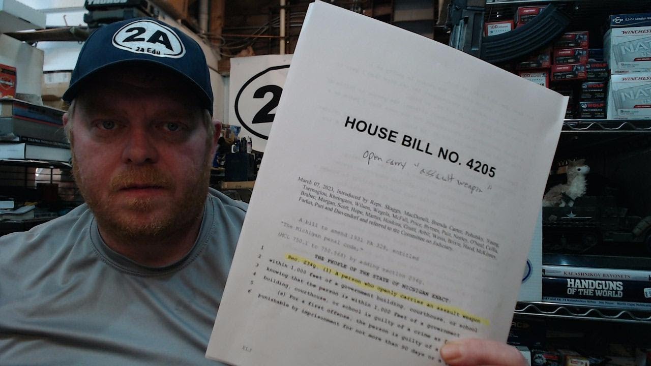 4 New Michigan Gun Control Bills Open Carry Bans Local Gov't Bans