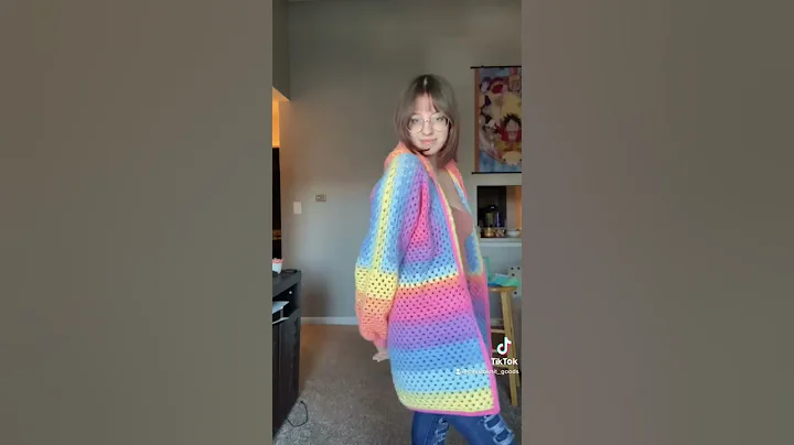 Pastel Rainbow Hexagon Cardigan 💗💗 Turorial on my Channel!