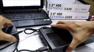Diy Use Back 3.5 Desktop Pata Ide Or Sata Hard Drive As External Hard Drive