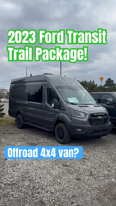 2025 Ford Transit 350 High roof Trail package! Off road 4x4 Van coolest van! ready to overland!