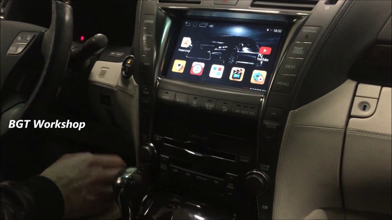 Lexus LS - Android NAvi на штатный монитор