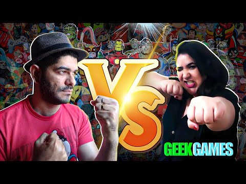 Geek Game #1 | Thiago Moura ( Papo Nerd) VS Luciana ( Teoria Geek ) | Tema: Cultura Pop