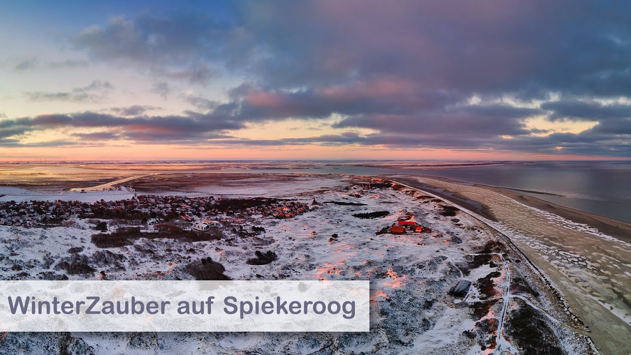 WinterZauber auf Spiekeroog - ein Wintermärchen aus der Luft