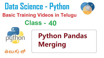 Python Pandas Merging in Telugu | What is merge in Python | VLR Training Class - 40