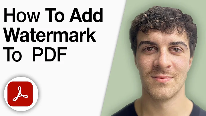 How to Add a Watermark to a PDF Using Adobe Acrobat Pro DC  PC [2025 Full Guide]