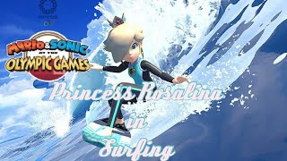 Mario & Sonic Tokyo 2020 - Princess Rosalina In Surfing