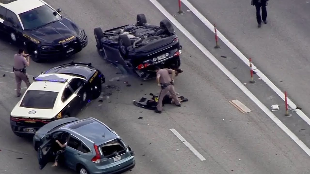 Shocking Police Chases Caught On Camera