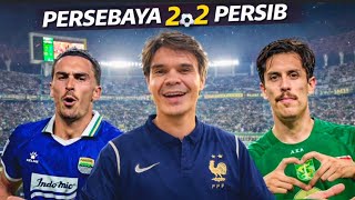 PERSEBAYA 2-2 PERSIB CRAZY! 😱 French People Shocked by the Goal Duel between ANDREW JUNG and RIVE...