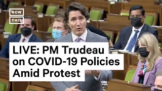 Canadian Legislators Grill Justin Trudeau Amid Truckers Protest | LIVE