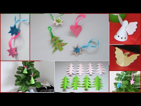 Ideje za praznično ustvarjanje - kako izdelati enostavno dekoracijo / DIY Easy Christmas Decorations