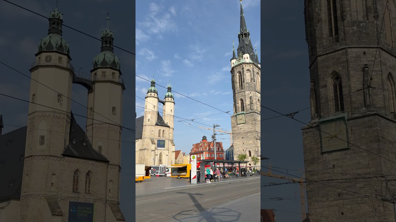 Главная площадь в Halle(Saale) 