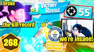 UNKNOWN sets NEW *WORLD RECORD KILLS* w/ KHANADA in Duo Cash Cup Fortnite!