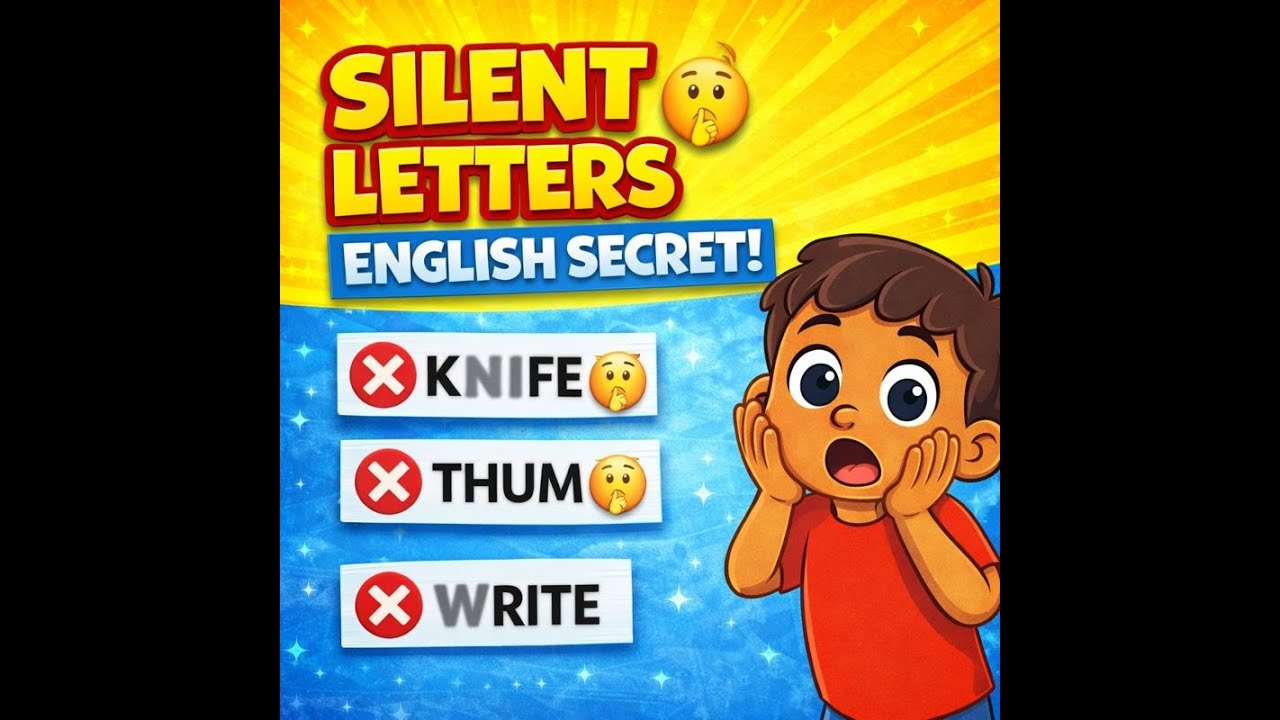 Непроизносимые буквы в английском языке 🤫 | Веселый английский для детей | Языковая лаборатория