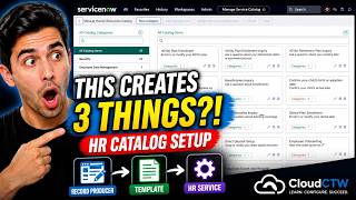 HR Catalog Items in ServiceNow Explained (Record Producers, Templates, Services)