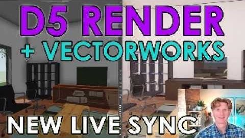 D5 Render + Vectorworks New LiveSync: Real-Time-Rendering Magic