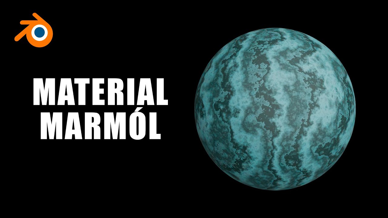🎨 Cómo hacer un MATERIAL de MÁRMOL REALISTA en Blender  (FÁCIL y RÁPIDO)