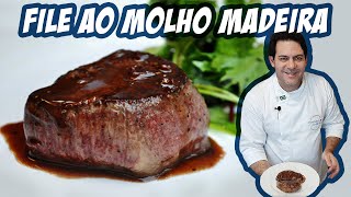 Como fazer FILE AO MOLHO MADEIRA | Escalope de Filet Mignon | Novatos na Cozinha