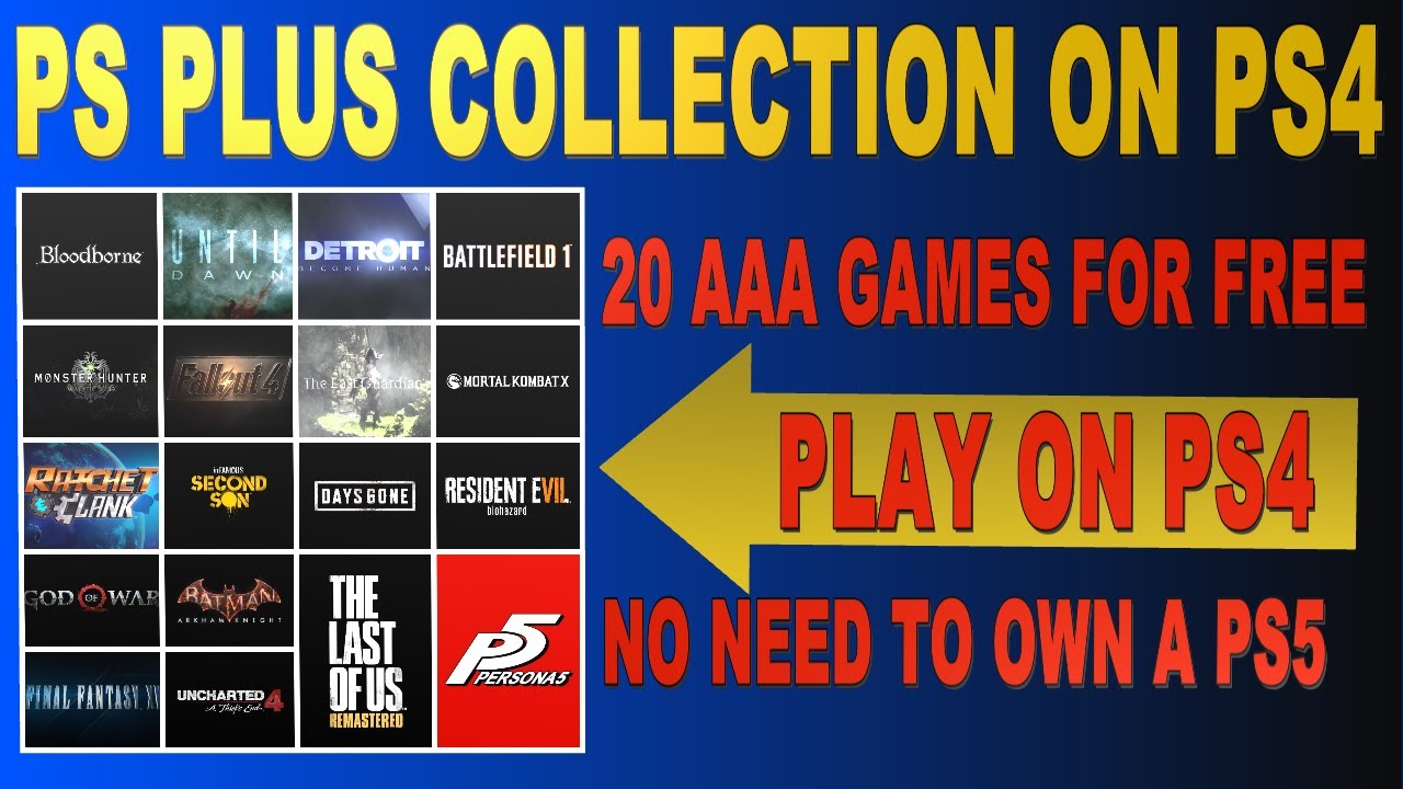 PS Plus Collection do PS5 também funciona no PS4 – Tecnoblog