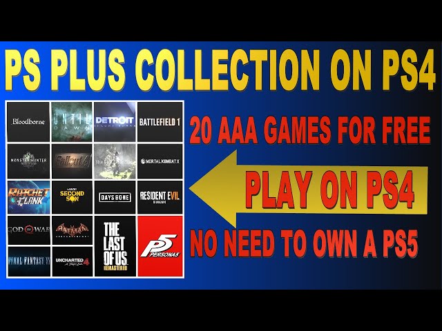 PS Plus Collection do PS5 também funciona no PS4 – Tecnoblog